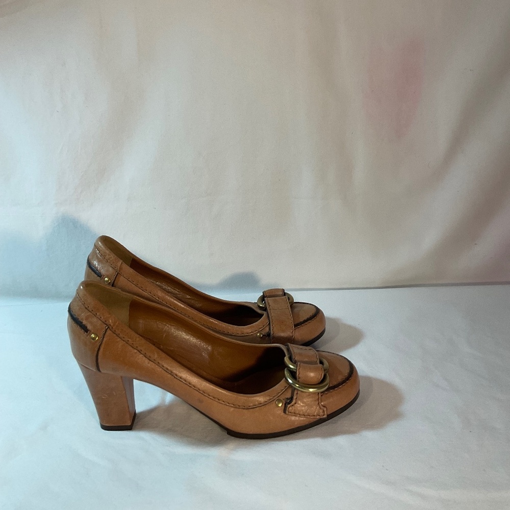 Brown leather Chloe shoes size 9 (EU)